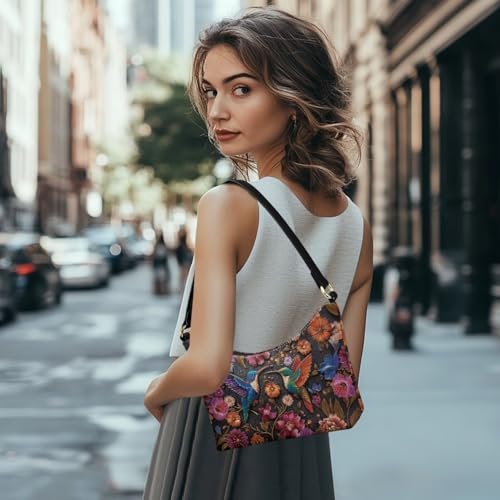 Clutch Tote Handbags Leather Shoulder Purses for Women Lady Crescent Underarm Purse with Inner Pocket2