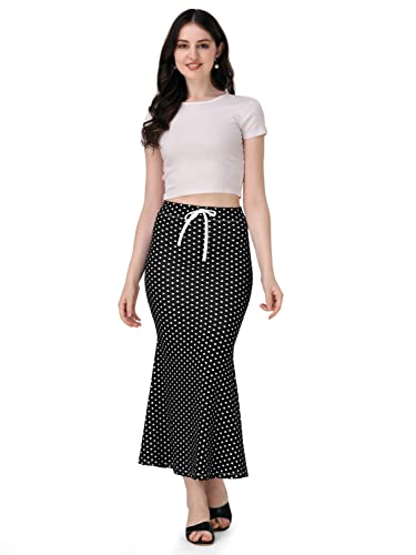 Image of Mehrang Lycra Saree Shapewear Petticoat for Women, Cotton Blended,Petticoat,Skirts for Women,Shape Wear Dress for Saree