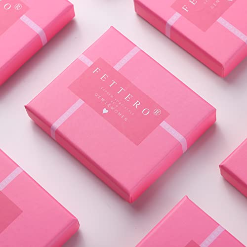 Fettero Heart Chain Choker For Women - 14K Gold Plated Dainty Station Necklace Mother's Day Valentine Jewelry Gifts #TOP5