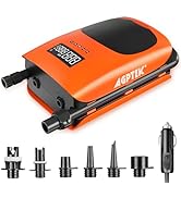AGPTEK 22PSI High Pressure Paddle Board Pump Electric SUP Air Pump Portable Paddle Board Pump,Inf...