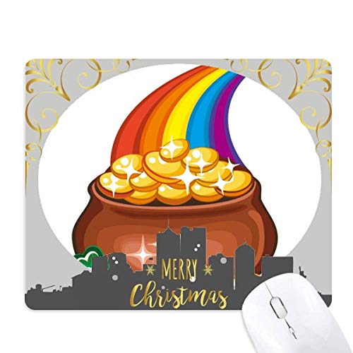 Tapis de souris caoutchouc shine rainbow brillant et antidérapant