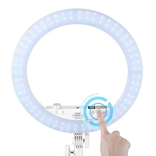 Image of Yongnuo Ring Type LED Light One Key Beautify Function 3200K-5500K Shooting