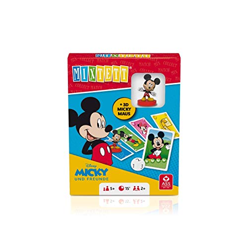 Disney Mickey & Friends Mixtett Card Game with Mickey Figure, Mixtett - Mickey, 9.5 cm x 2.8 cm x 12.2 cm - Image 2