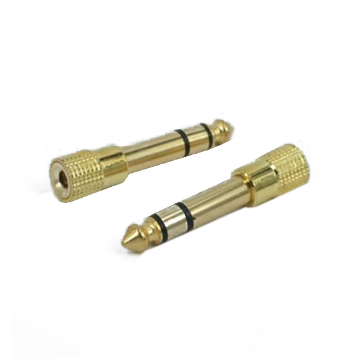 SWOOMEY Microphone Audio Adapter Cable 2PCS 6.5mm to 3.5mm Universal Headphone Adapter Replacement Connector