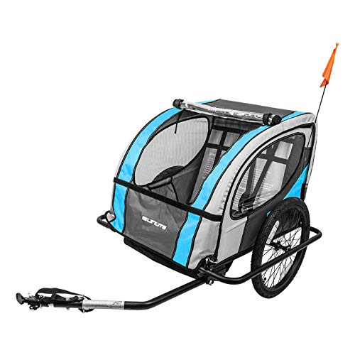 Purchase Sunlite Trailer Tot 2018 Bicycle Trailer - Black/Blue/Grey - T-2A