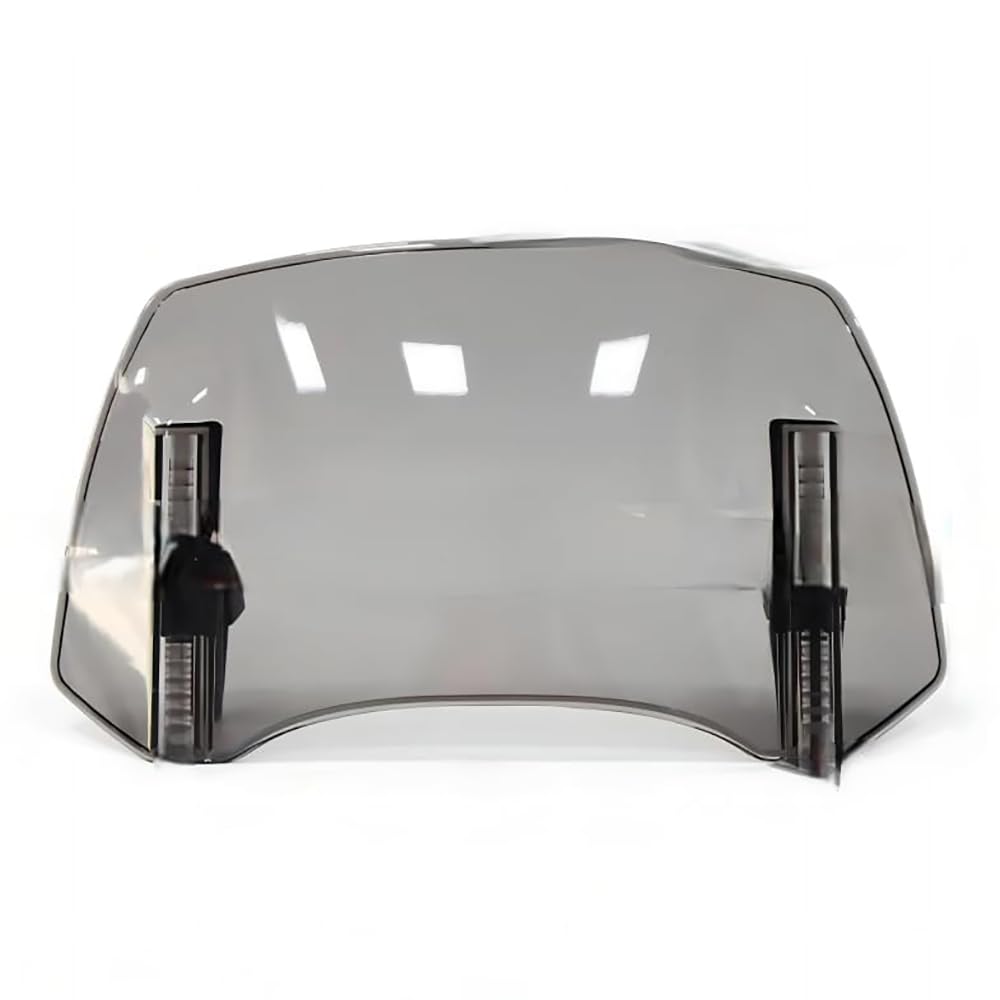 ffLilee Motorcycle Windscreen Deflectors for Yamaha R3 YZF R3,Wind Shield Screen Deflector Windscreen Front Screen Wind Deflector Windscreen Spoiler,Grey-300mm