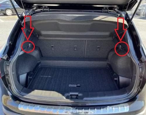 Miniatura 8 de Red de carga organizadora de maletero para Nissan Rogue Sport 2017-2023  Red de carga estilo sobre para SUV  Organizador de maletero de coche de