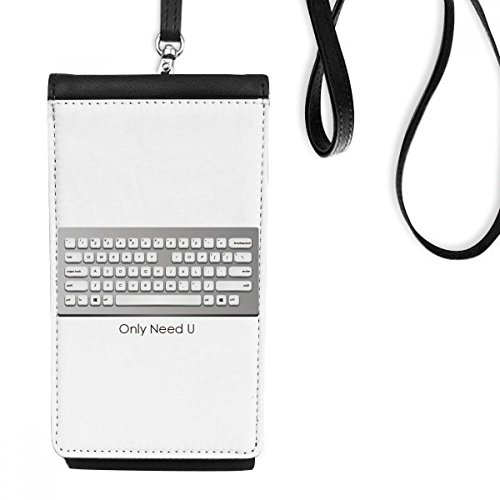Porte-monnaie avec motif programmer keyboard en faux cuir pour protéger votre smartphone