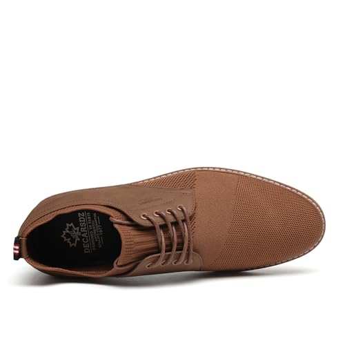Image of DECARSDZ Mens Point Toe Dress Shoes Fabric Breeze Breathable Mesh Shoe