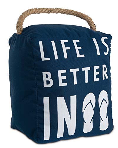 Pavilion Gift Company Open Door Decor - Life is Better in Flip Flops