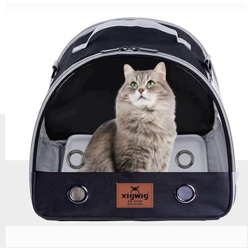 Image of Pet Carrier Multiple Airline Approved* for Medium Cats Small Cats, Soft Carriers for Small, Medium Dogs, Pet Carrier for Cat, Dogs, Puppy Carrier (Black)