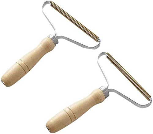 CROOT 2PCS Lint Remover, Clothes Sweater Fabric Shaver, Portable Lint Remover Manual Brush Scratch Cut Tool Shaver Quickly and Effectively for Couch, Blanket, Socks, Legging, Wool, Cashmere