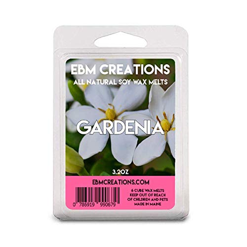 Gardenia Scented All Natural Soy Wax Melts 6 Cube