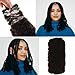LINKMAI Afro Kinky Bulk Human Hair for Dreadlocks – 100% Human Hair for Loc Repair & Loc Extensions, Natural Black, 10 Inch, 30g Pack, Soft Tight Curl for Braiding & Twist Styles