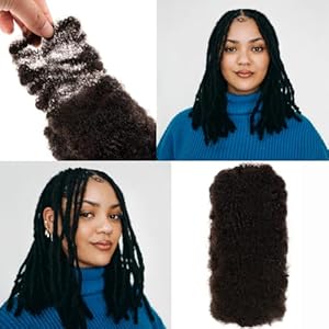 Afro Kinky Bulk Human Hair for Drea...
