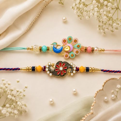 Image of FINEMOE Rakhi Set for Brother, Raksha Bandhan Gifts | Skin Friendly Adjustable Tie, Rakhdi Festival