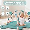 Baby Tummy Time Mat,Baby Play Gym Mat,Tummy Time Mat and Baby Activity Mat,Tummy Time Mat,Infant Gym Activity Center with 6 Detachable Sensory Toys, Promotes Motor Skills & Sensory Development #2