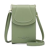 [PRAKTISCH]- Handy, Reisepass,Führerschein, EC-Karten, ID-Karte,Kreditkarte,Schlüssel,Taschentücher,Stift und Notizkarte,klein Spiegel Kamm,Lippenstift und etwas Schminke alles lässt sich gut verstauen, Klein und handlich, perfekt für den Alltag, Stadt, Urlaub Reise, Shopping, Hochzeit, Party, Arbeit