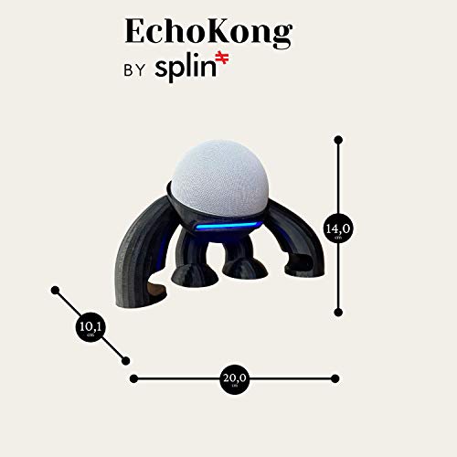 Suporte Splin de Mesa compatível com Echo Dot 4 modelo King EchoKong (preto)
