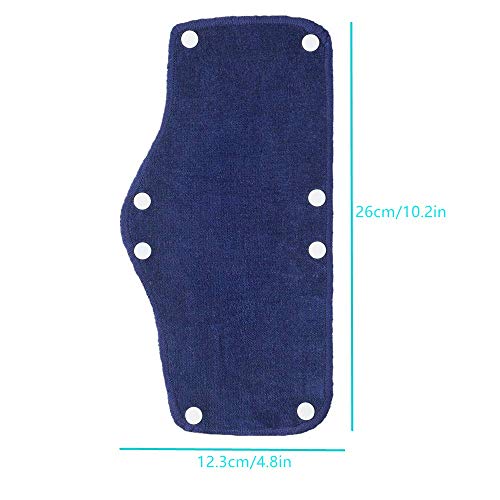 Ipxead 6Pcs Hard Hat Sweatband, Cotton Hard Hat Liner, Reusable Hardhat Sweatbands(Blue) #TOP3