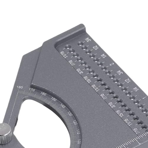 Regla de Ángulo para Carpintería de Aleación de Aluminio miniatura 7