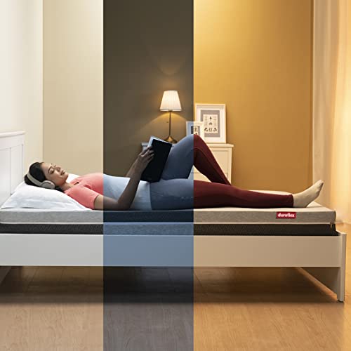 Image of Duroflex LiveIn Adapt - New Gen Smart Design Mattress with 3 Interchangeable Firmness Layers | 6 Inches, Single Size, Flippable Firmness Adjustable Roll Pack, Soft, Medium and Firm HR Foam, (75X30X6)