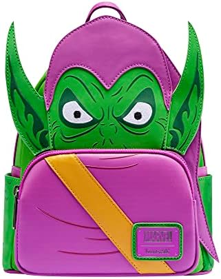 Loungefly Marvel: Green Goblin Cosplay Backpack,
