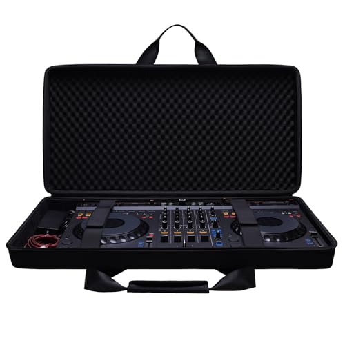 XANAD DJ Controller Bag Case for RANE FOUR/PERFORMER or Pioneer AlphaTheta DDJ-GRV6 / DJ DDJ-FLX10 / DDJ-REV5 / DDJ-REV7 / DDJ-FLX6-GT DJ Controller - Black DJ Storage Bag
