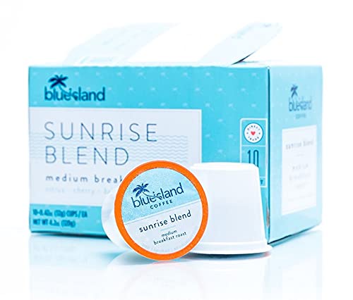 Blue Island Specialty Grade Coffee Pods | The World’s Best Tasting K Cups | 2.5x the Caffeine...