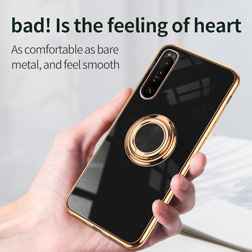Coque Experia 1iii 5G antichoc avec béquille rotative et écran protégé