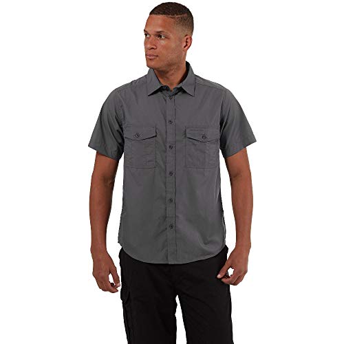 Craghoppers Men's Kiwi SS Shirt, Ombre Blue, Large