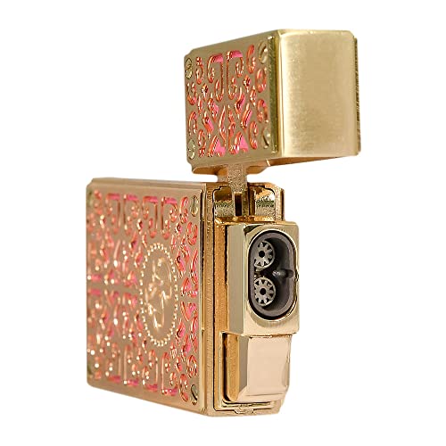 Encendedor Collection Pink con Placas Doradas miniatura 2