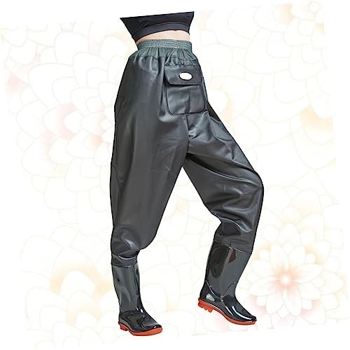 Vadeador de pesca transpirable UKCOCO pantalones cómodos impermeables 2