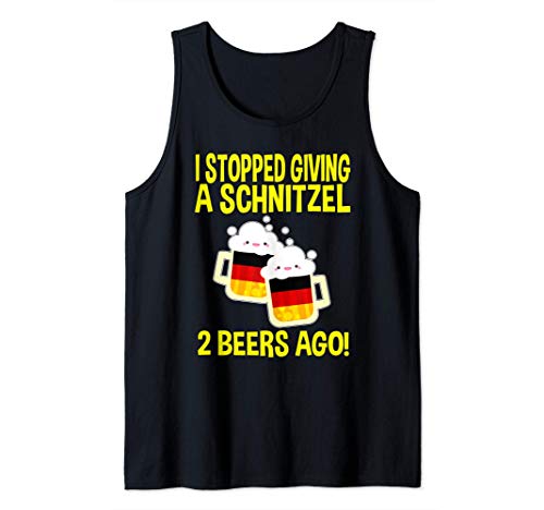 Divertido Oktoberfest Schnitzel Cerveza Alemana Beber Camiseta sin Mangas