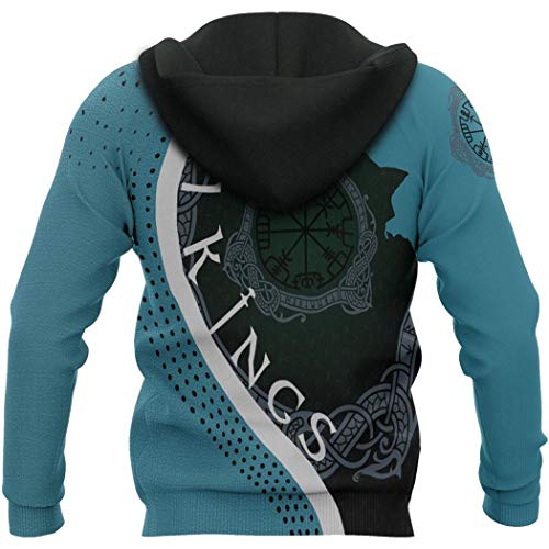 Sweat à capuche zippé viking pour les sorties fraîches - 5