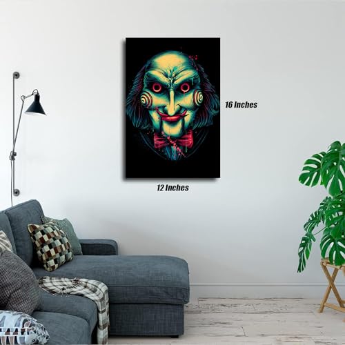 Image of HUANNY Diamond Painting Horror Movie Diamond Art Jigsaw, 5D Full Drill Cross Stitch Embroidery Kits