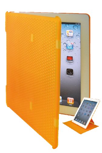 Keydex Slim-Fit Genius Cover for iPad with Rotating Stand - Orange