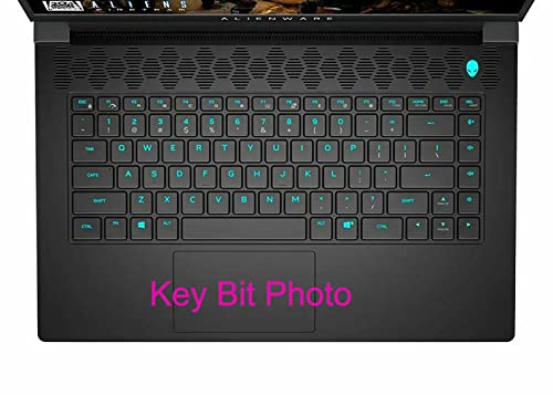 Clear Tpu Keyboard Cover Skin Compatible With 2021 Dell Alienware M15 R5 Ryzen Edition & Dell Alienware M15 R6 R7 15.6 Inch, Dell Alienware X15 R1 R2 15.6" & Dell Alienware X17 R1 17.3" Gaming Laptop #TOP1