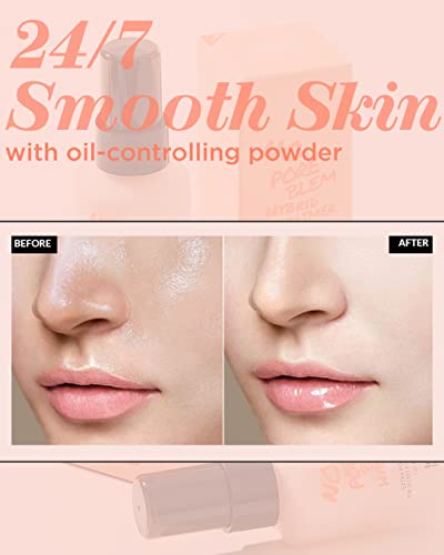 Touch In Sol No Poreblem Hybrid Primer - Extra Pore Covering - 24/7 Matt Finish Sebum And Shine Control - With Vitamin C & E And Green Tea Extracts For Smooths Skin, 1.01 Fl.oz. #TOP4