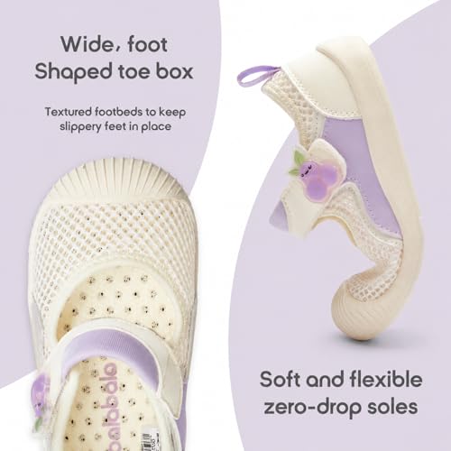 Image of Balabala Baby Toddler Walking Shoes Boys Girls Slip On Sandals Kids Water Shoes Barefoot Shoes Breathable Mesh Lightweight