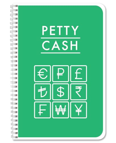BookFactory Petty Cash Log Book/Petty Cash Record Book/Notebook/Journal - 100 Pages 6''x 9'' (BX) (Made in USA)