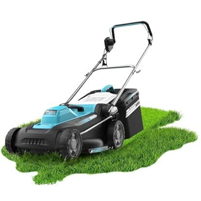 Foto di Cecotec Rasaerba a Filo, Tagliaerba con Cavo Terrenator 360 Flex Z. 1500W, Larghezza Taglio 36cm, Cambio Altezza Sistema Z-Tech, 3in1 con Mulching, Ruote Posteriori XL, Sicurezza Tecnologia BeltDrive