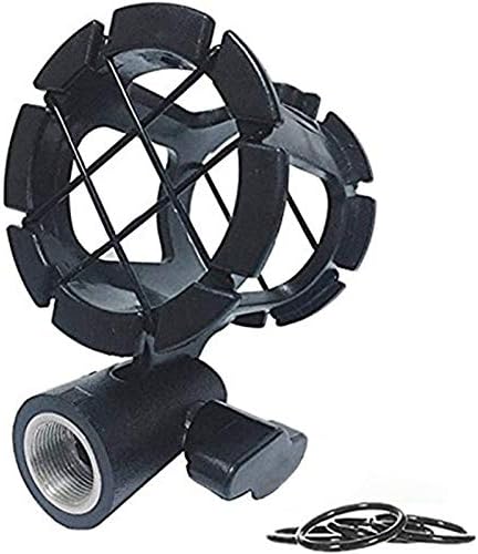 Eggsnow Microphone Shock Mount Clip Universal Mic Holder Stand Anti Vibration for AKG D230 Senheisser ME66 Rode NTG-2 NTG-1 Audio-Technica AT-875R
