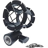 Eggsnow Microphone Shock Mount Clip Universal Mic Holder Stand Anti Vibration for AKG D230...