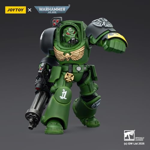 Muñeco Warhammer Salamanders Terminator con cañón de asalto 6