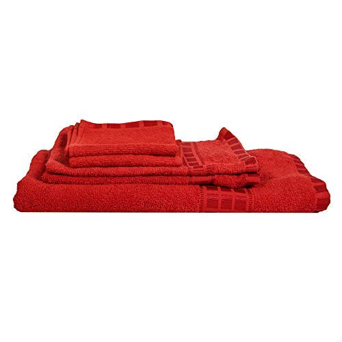 Juego de toallas de baño de algodón absorbentes para secado de cara y manos