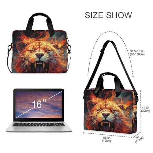 Funda para portátil ALAZA Angry Lion 13-15.6 pulgadas miniatura 4