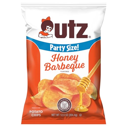 Utz, Party Size Honey BBQ, 12.5 Ounce