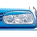Produktbild Scheinwerferblenden Golf III (ABS), Unlackiert