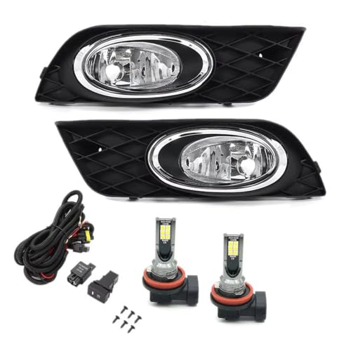Phare avant antibrouillard blanc pour pare-choc Civic 2009-2013 Type B